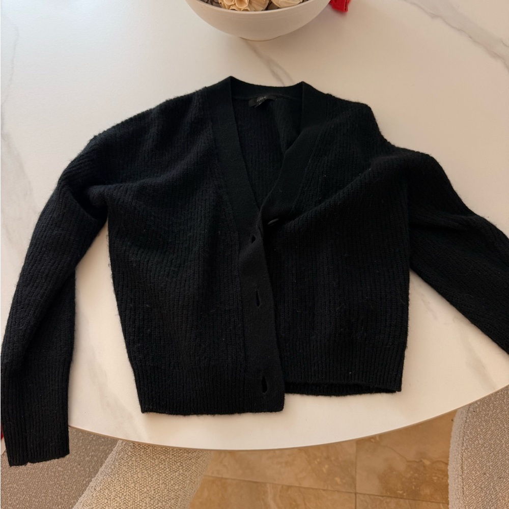 J. Crew Black Women's Cardigan Sweater - Picture 3 of 4